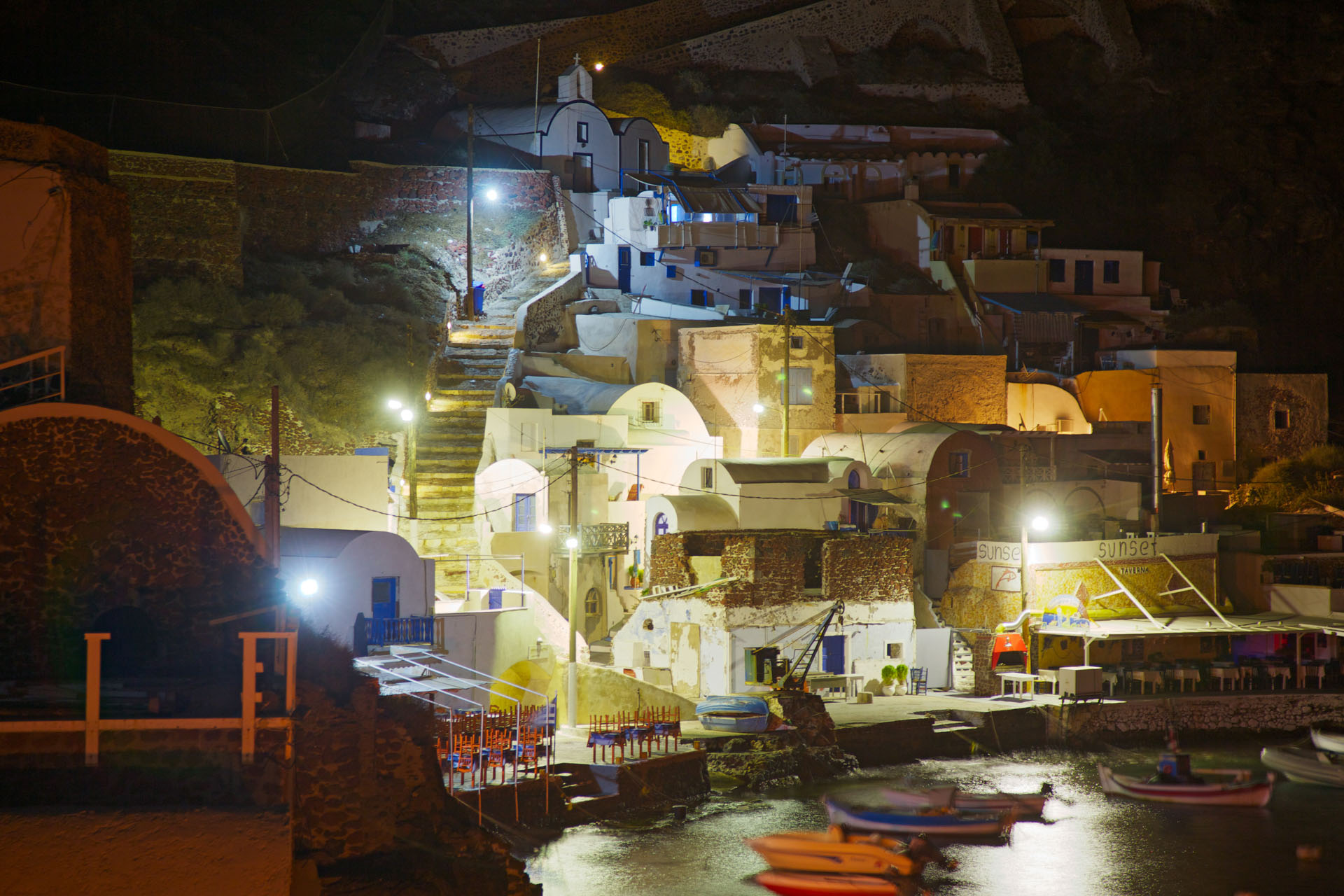 Oia di notte - Santorini