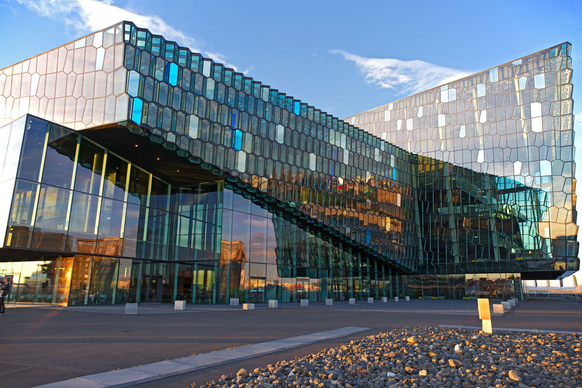 Harpa concert hall in Reykjavík, Iceland