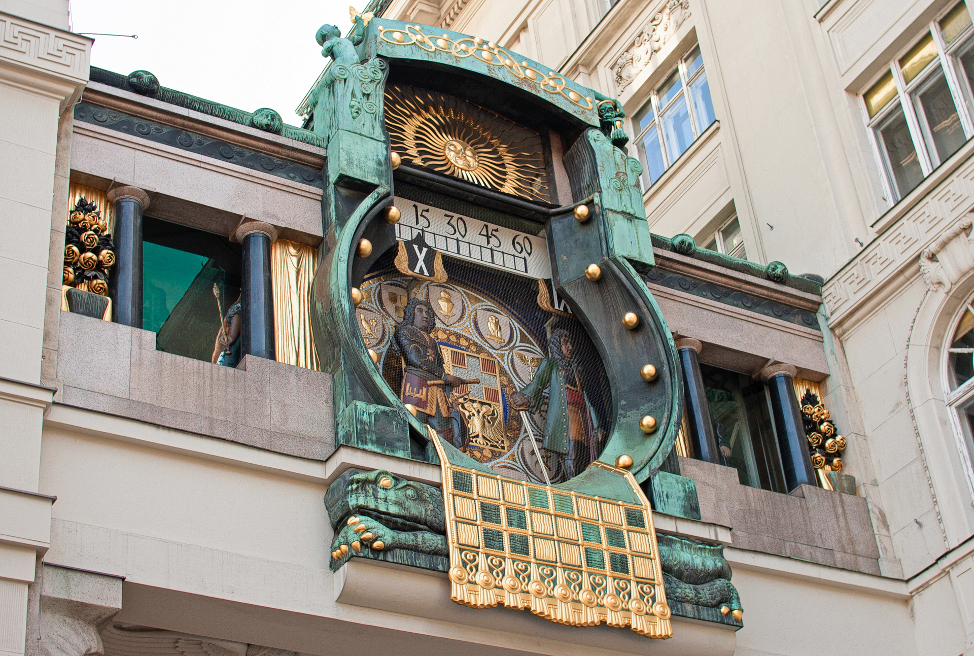 Ankeruhr Orologio astronomico a Vienna