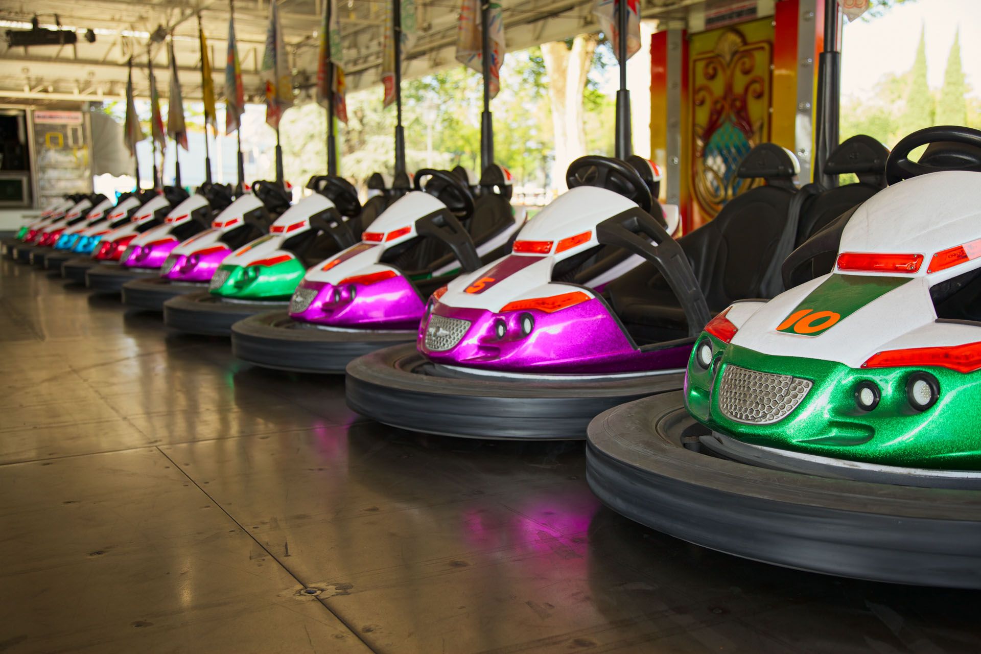 Giostra al luna park