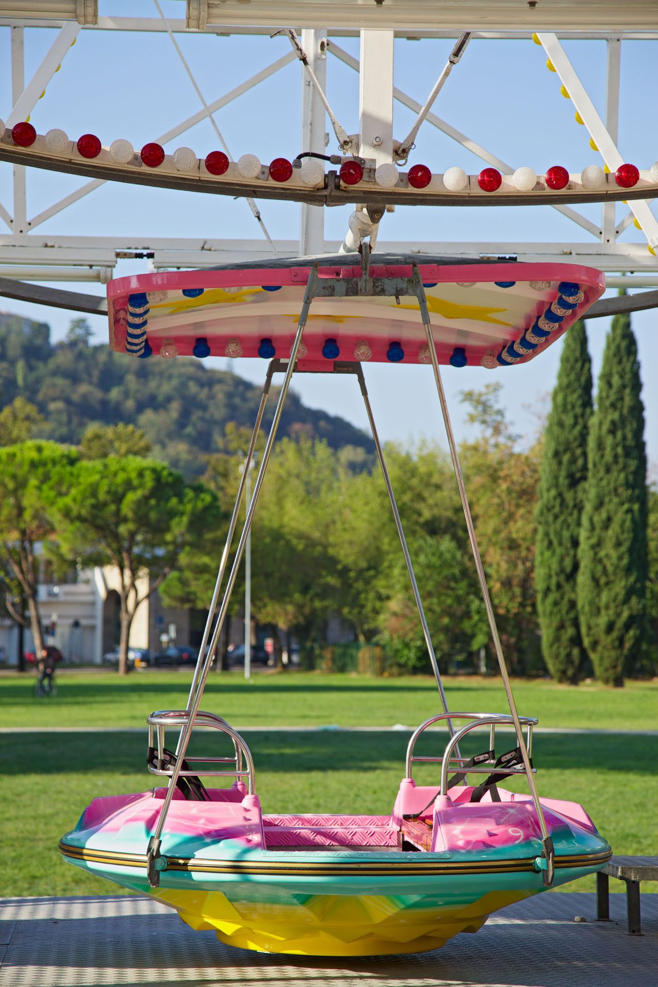 Giostra al luna park