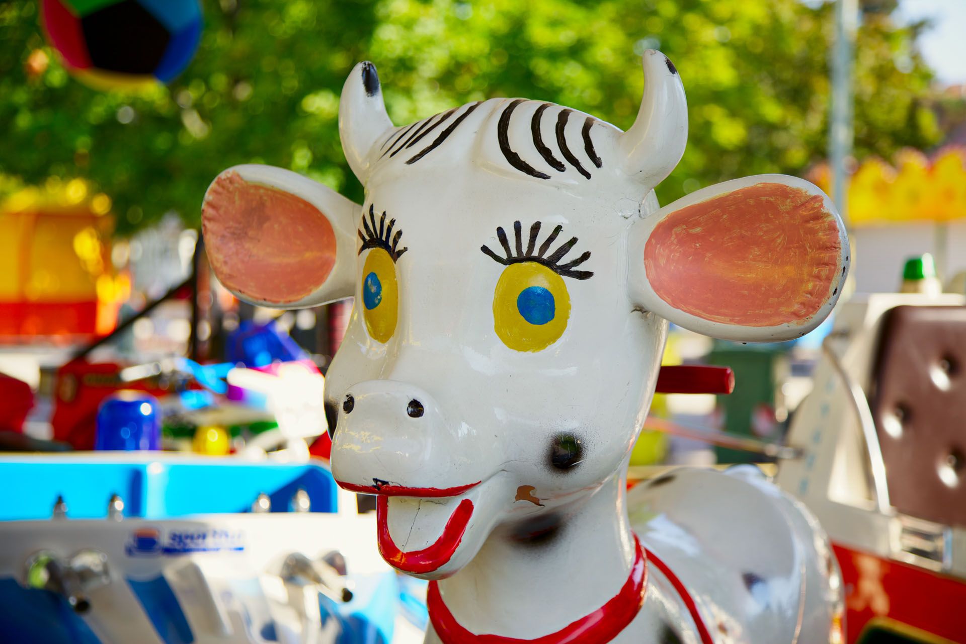 Giostra al luna park