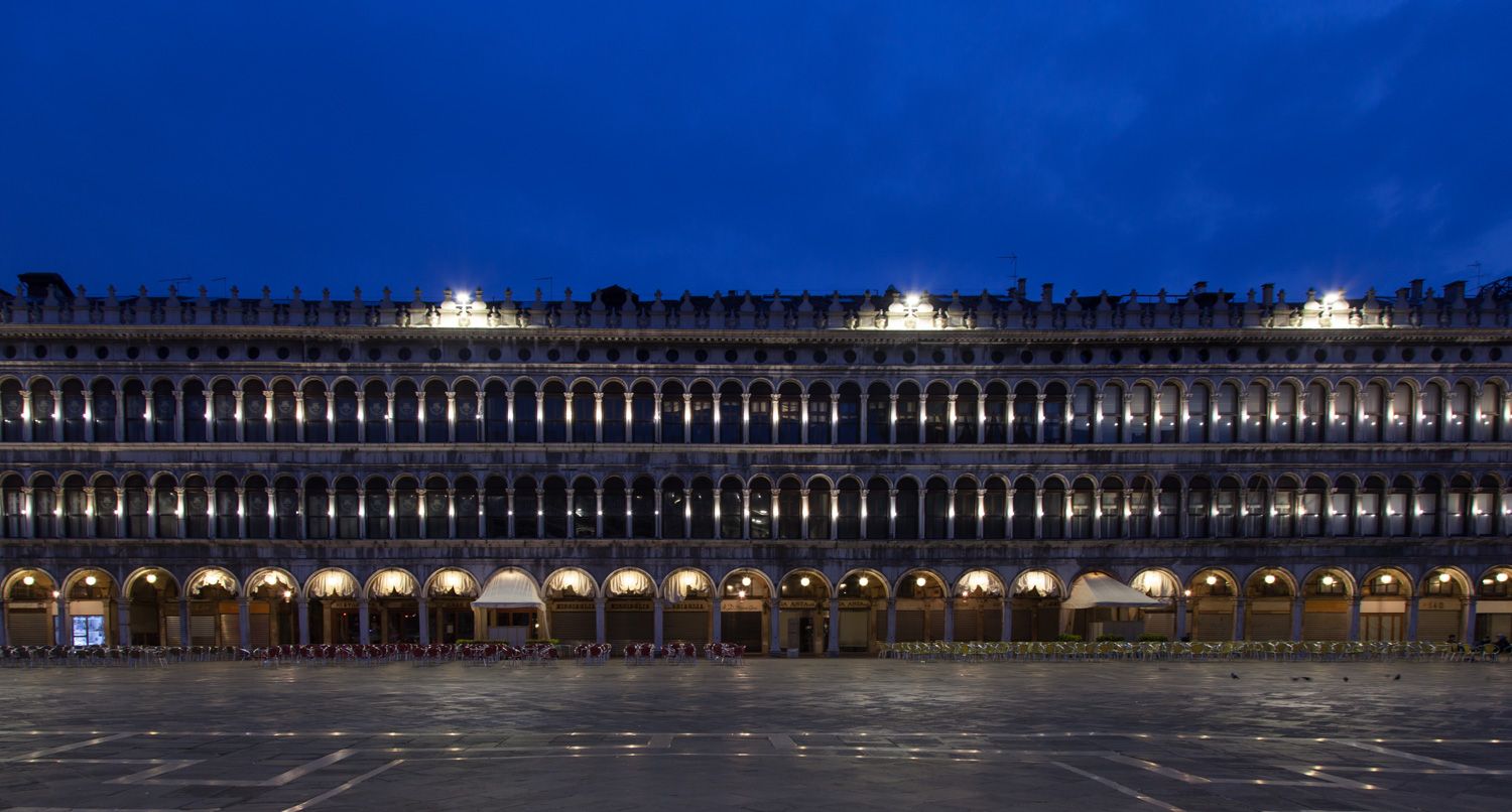 Venice St. Mark Square at night