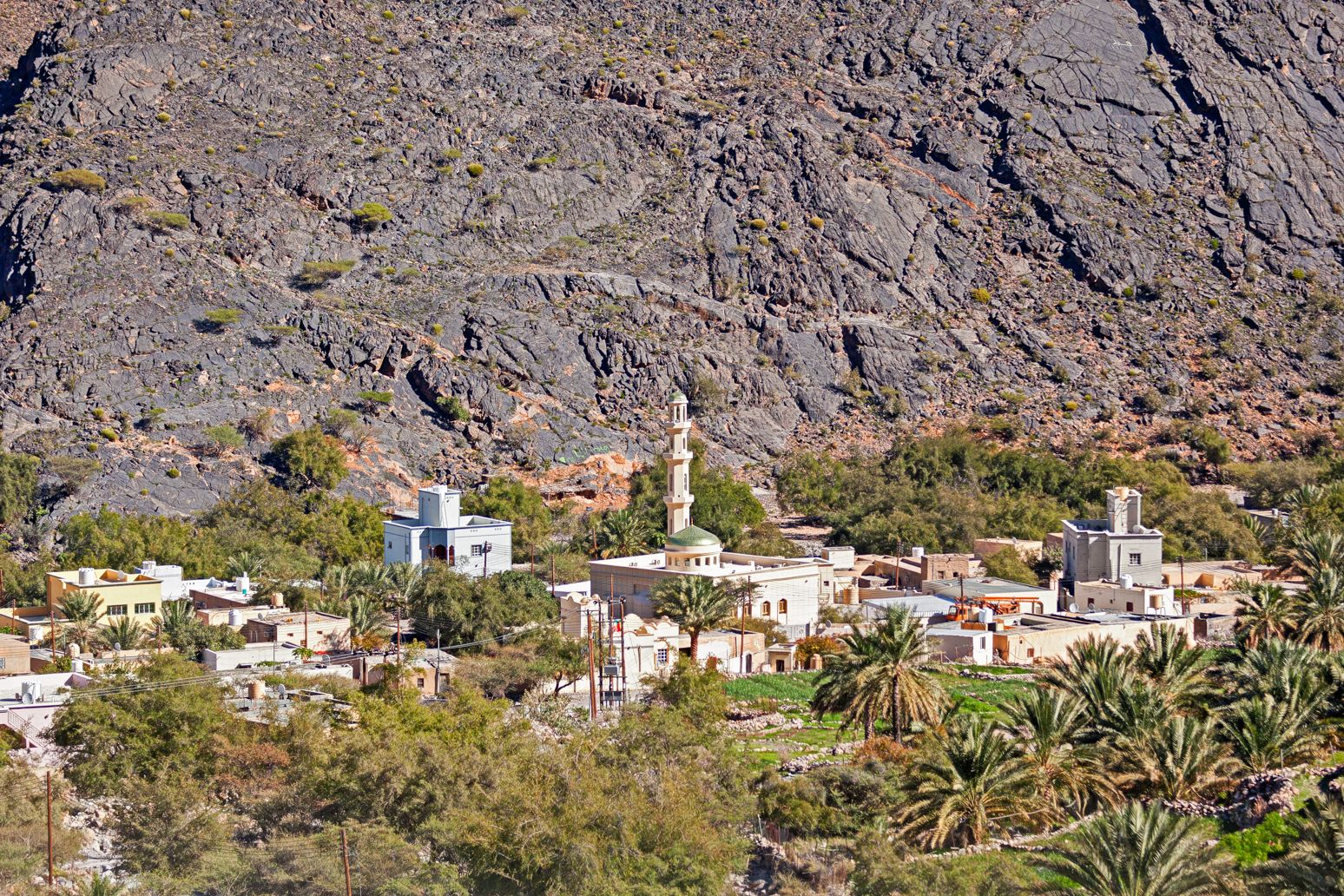 Wadi in Al Hajar Mountains