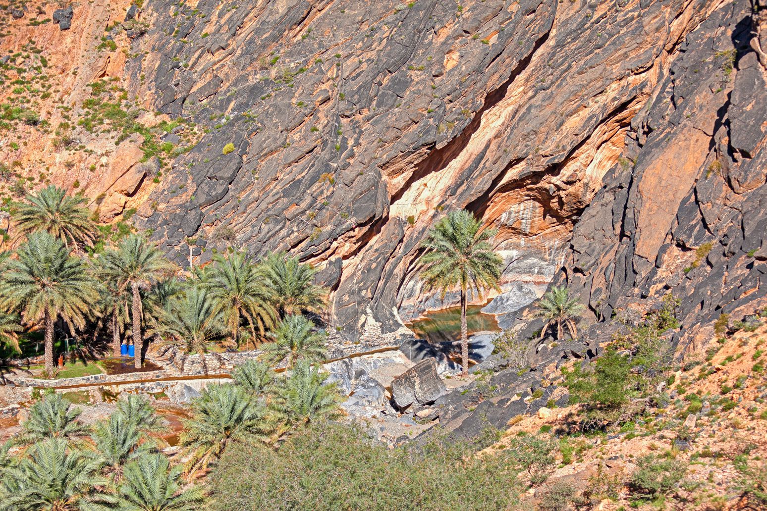 Wadi in Al Hajar Mountains