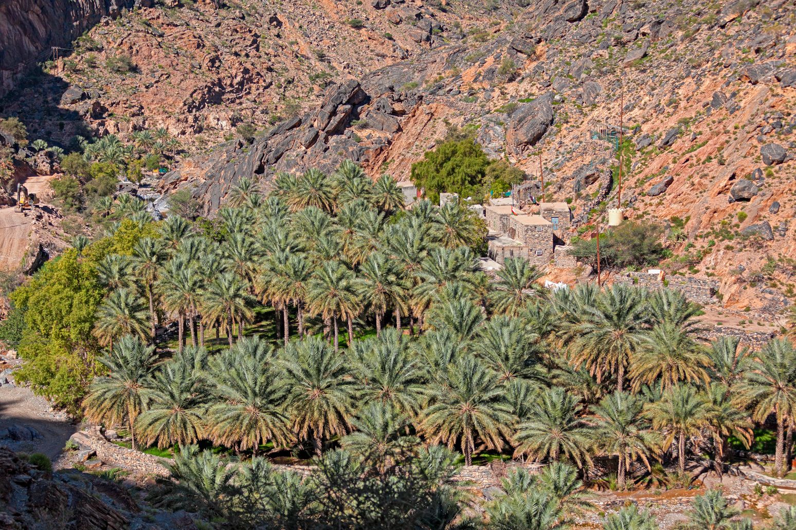 Wadi in Al Hajar Mountains