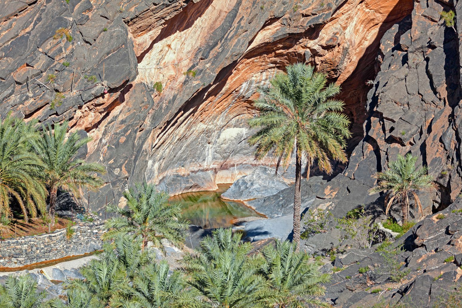 Wadi in Al Hajar Mountains