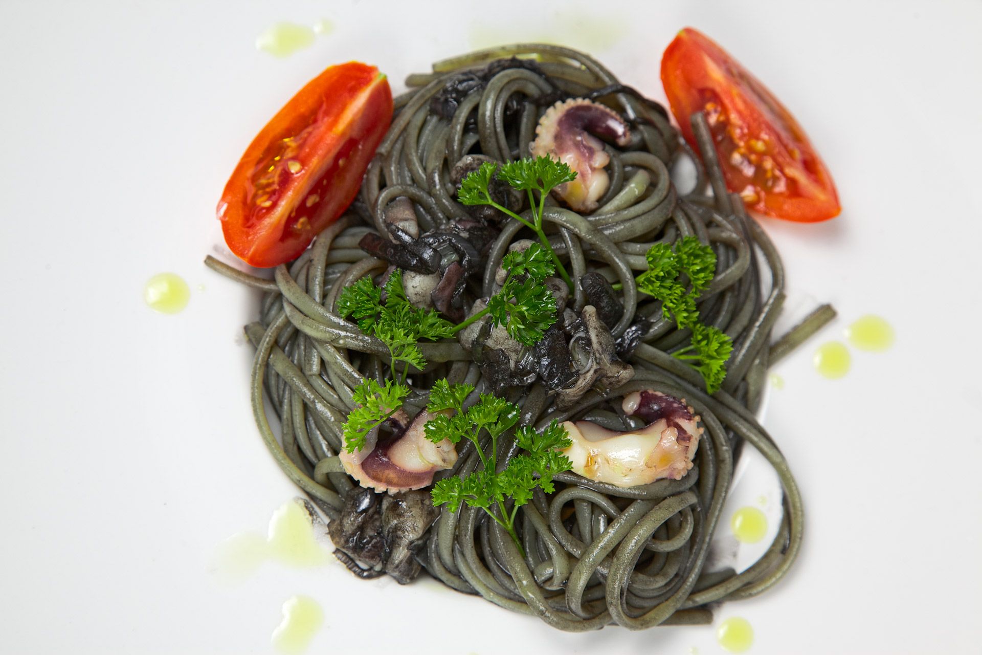 Spaghetti al nero di seppia