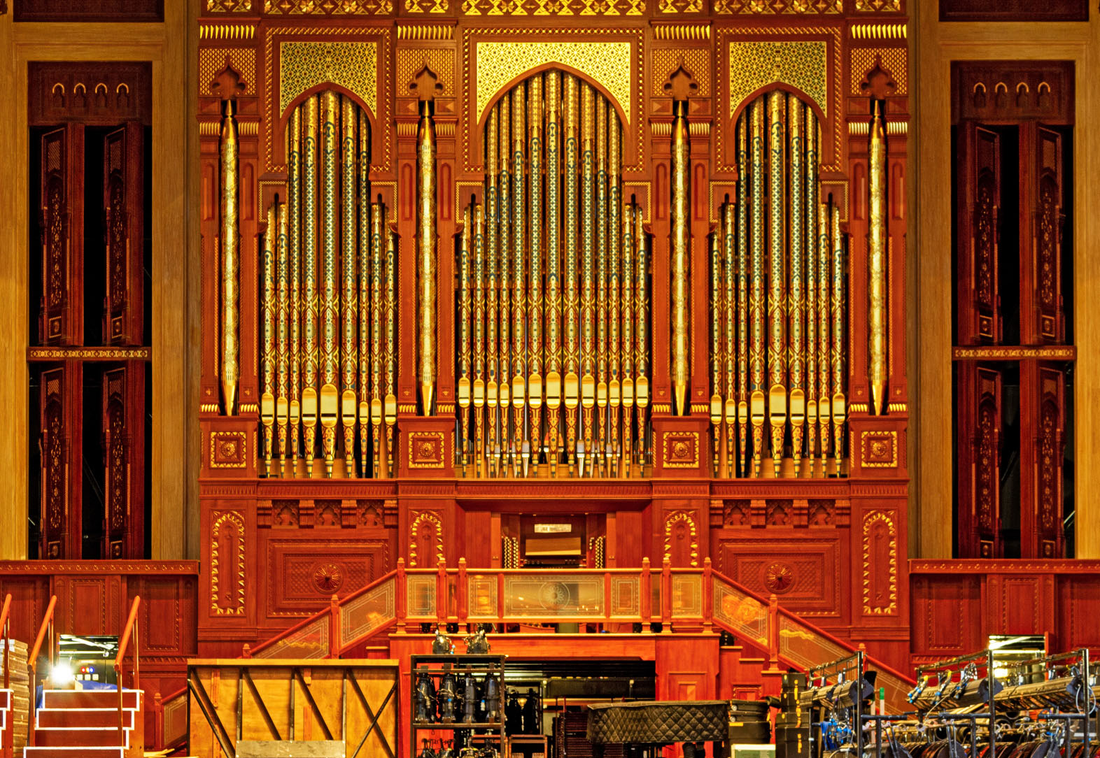 Pipe Organ in Royal Opera House in Muscat, Oman