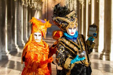 Maschere al Carnevale di Venezia 2020