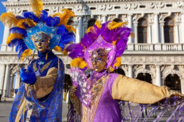 Maschere al Carnevale di Venezia 2020