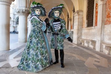 Maschere al Carnevale di Venezia 2020