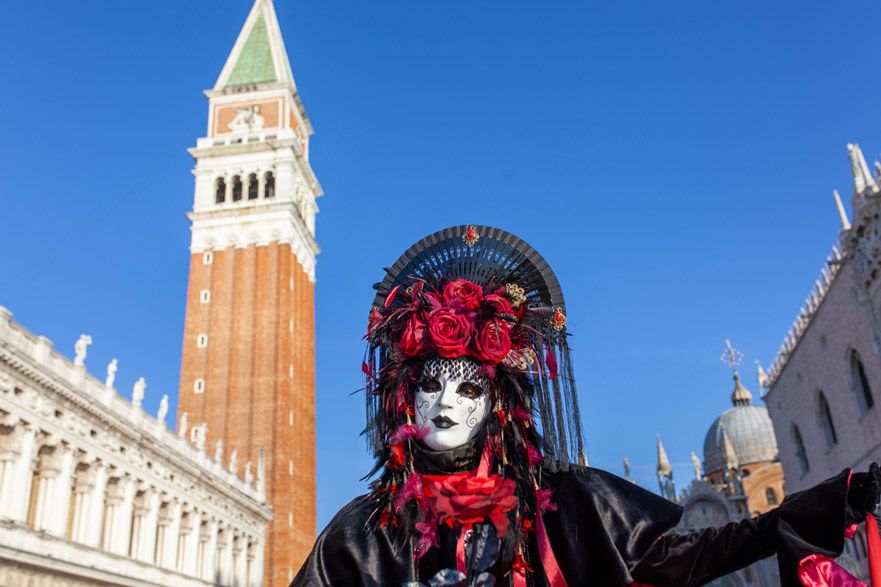 Maschere al Carnevale di Venezia 2020