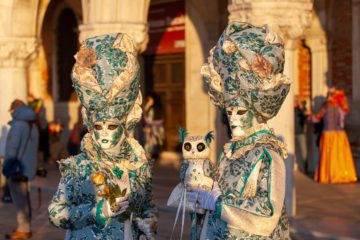 Maschere al Carnevale di Venezia 2020