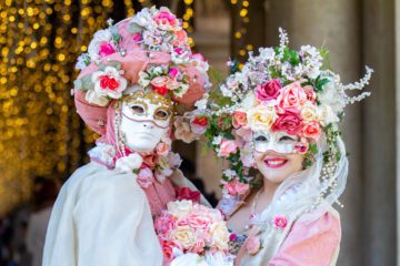 Maschere al Carnevale di Venezia 2020