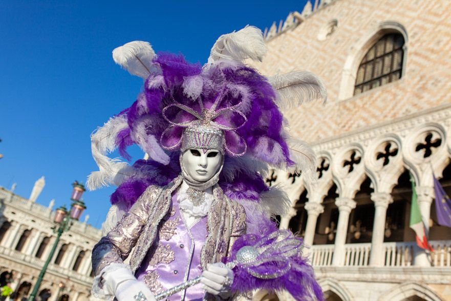 Maschere al Carnevale di Venezia 2020