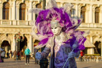 Maschere al Carnevale di Venezia 2020