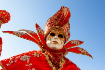 Maschere al Carnevale di Venezia 2020