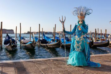 Maschere al Carnevale di Venezia 2020