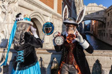 Maschere al Carnevale di Venezia 2020