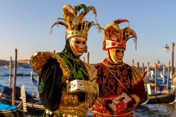 Maschere al Carnevale di Venezia 2020