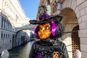 Maschere al Carnevale di Venezia 2020