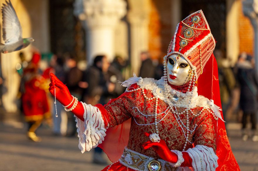 Maschere al Carnevale di Venezia 2020