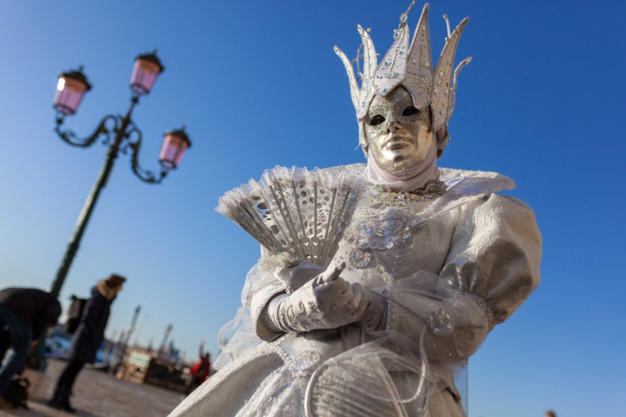 Maschere al Carnevale di Venezia 2020