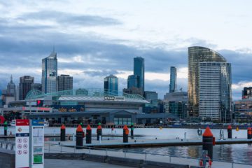 Melbourne - Skyline nell'ora blu