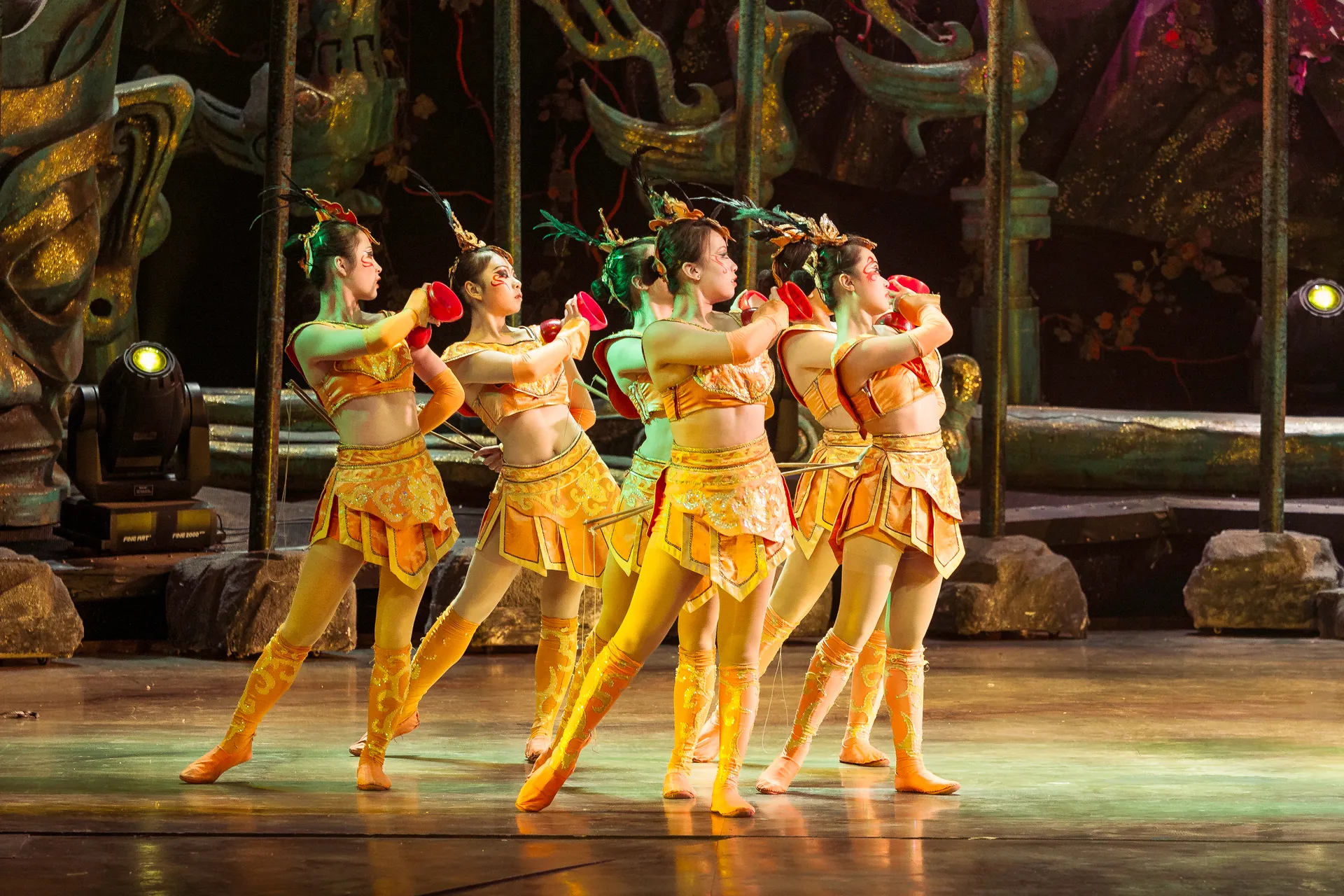 Balletto cinese tradizionale durante uno spettacolo a Pechino nel 2010