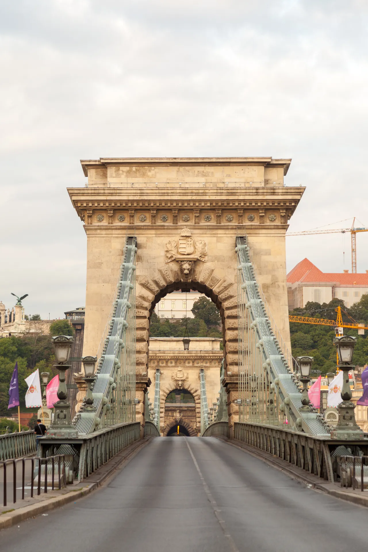 Ingresso Ponte delle Catene Budapest e tunnel Buda